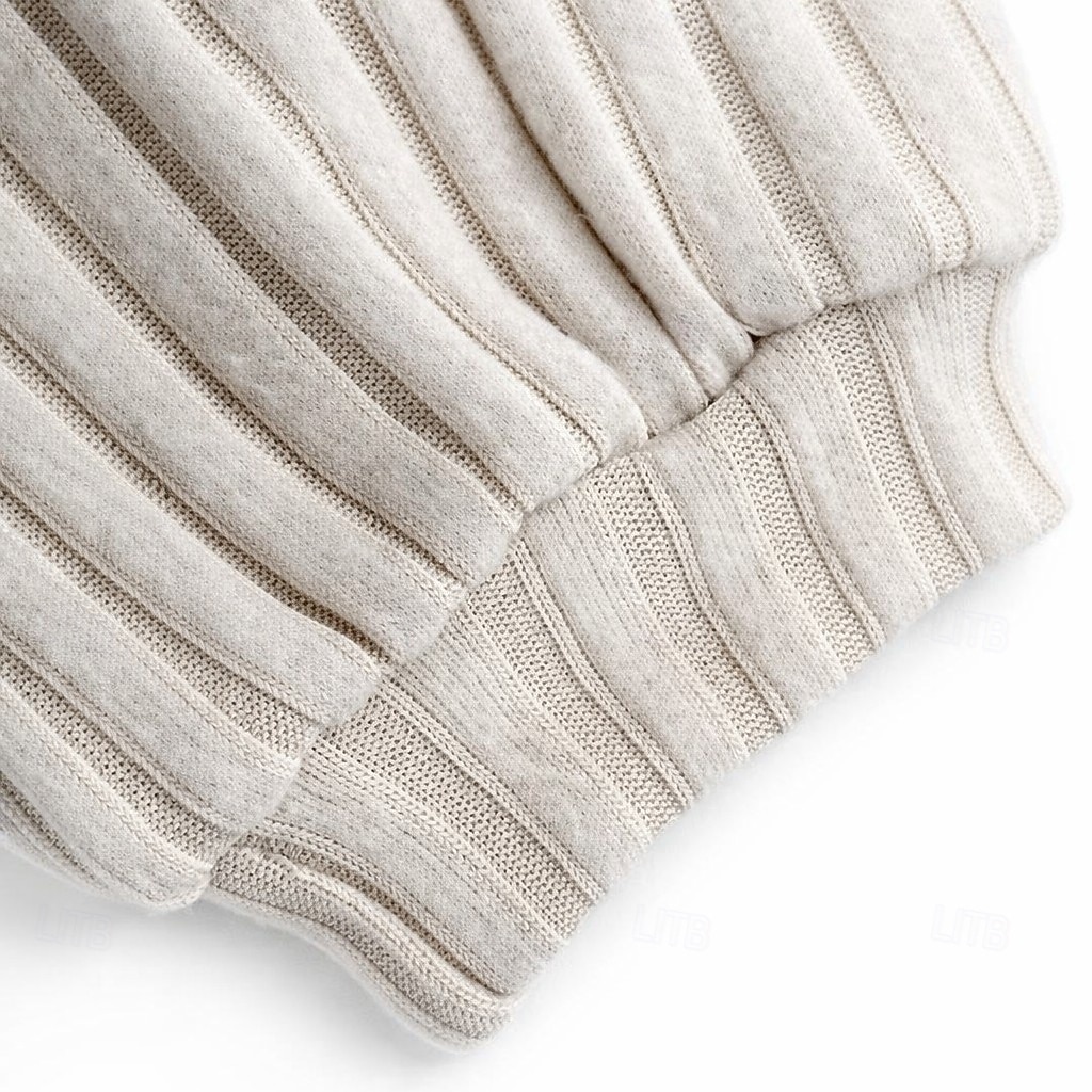 Dam Blus Knappar Stickad Ensfärgat Stylish Ledigt Långärmad Rund hals Vanliga toppar Dagligen Blå Svart Gul Ljusgrön Rubinrött Vår Höst Vinter 2026 - $21.99 –P11