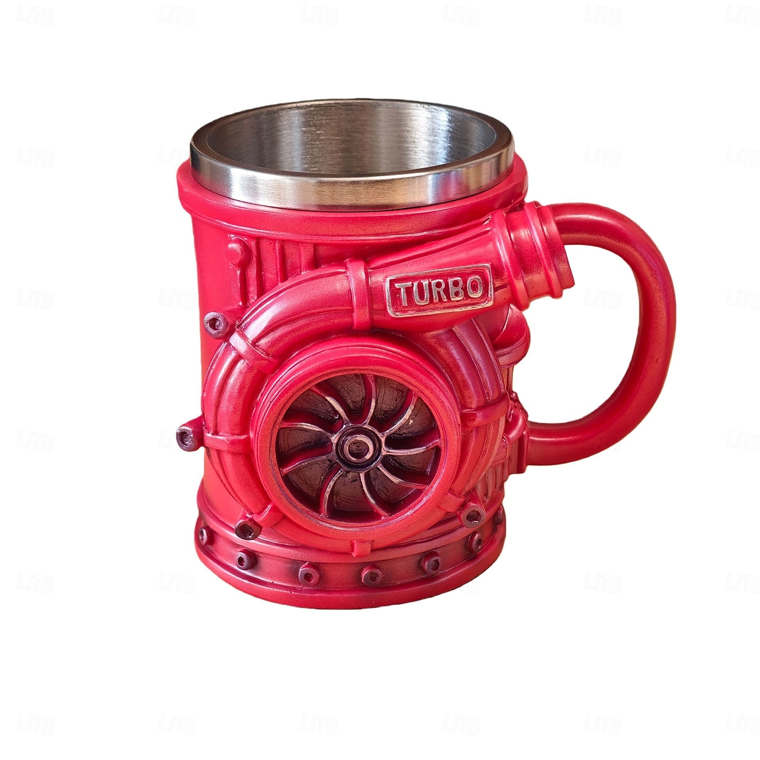 retro V8-moottorimuki, luovat turboahtimella varustetut mukit, uutuus 3D-mekaaninen kahvikuppi, ihanteellinen lahja autoharrastajille, mekaanikoille &vaihdelaatikot 2026 - $23.99 –P9