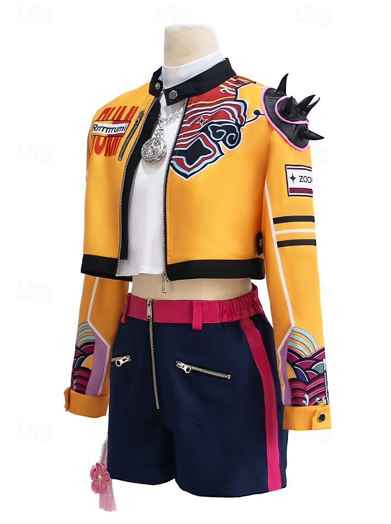 مستوحى من الكيبوب مستوحى من المعبود الكوري نجم البوب زي تأثيري تأثيري الباروكات زي تأثيري for للفتيات للأطفال عيد الرعب عيد الأطفال حفلة تنكرية 2026 - $46.99 –P6