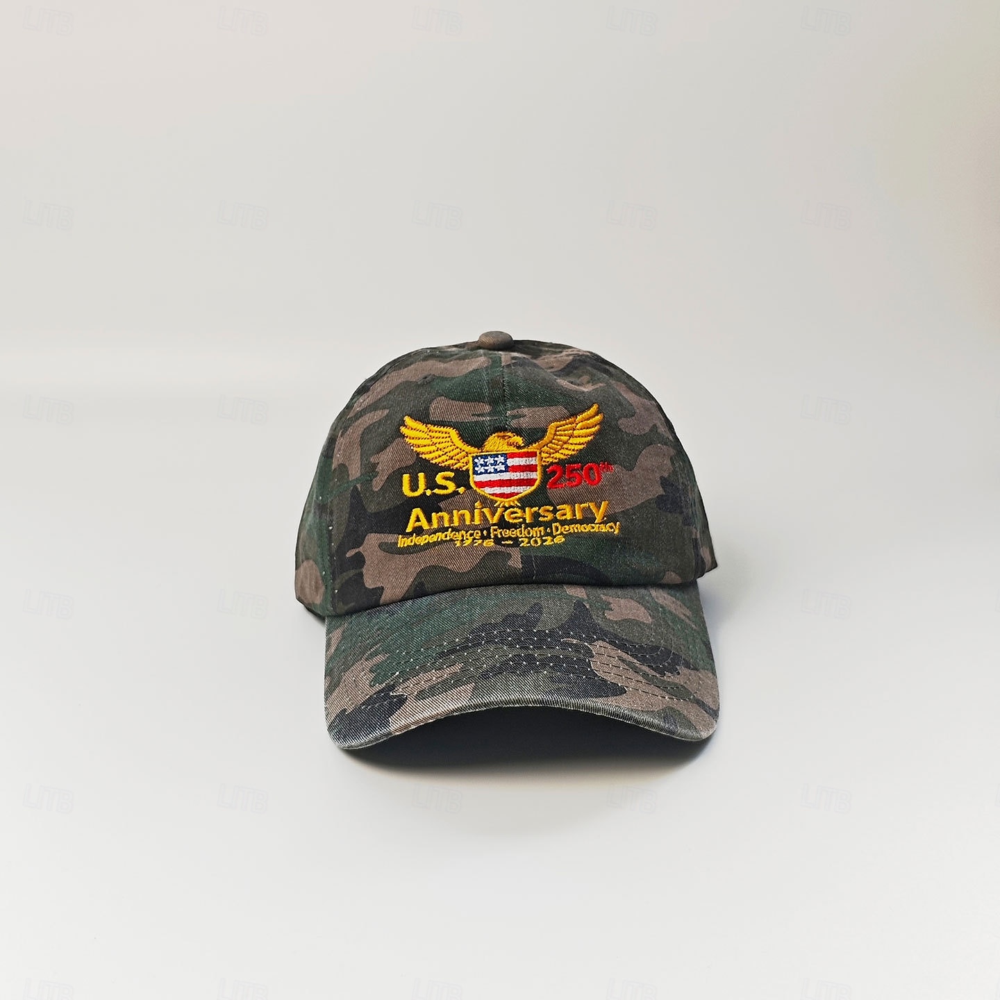 Baseballmütze Tarnung Amerikanische Flagge Retro Vintage Erbe Patriotisch 1776–2026 für Unisex Erwachsene 3D-Druck  für Unabhängigkeitstag / 4. Juli 4. Juli Outdoor Alltagstauglich 2026 - $20.99 –P7