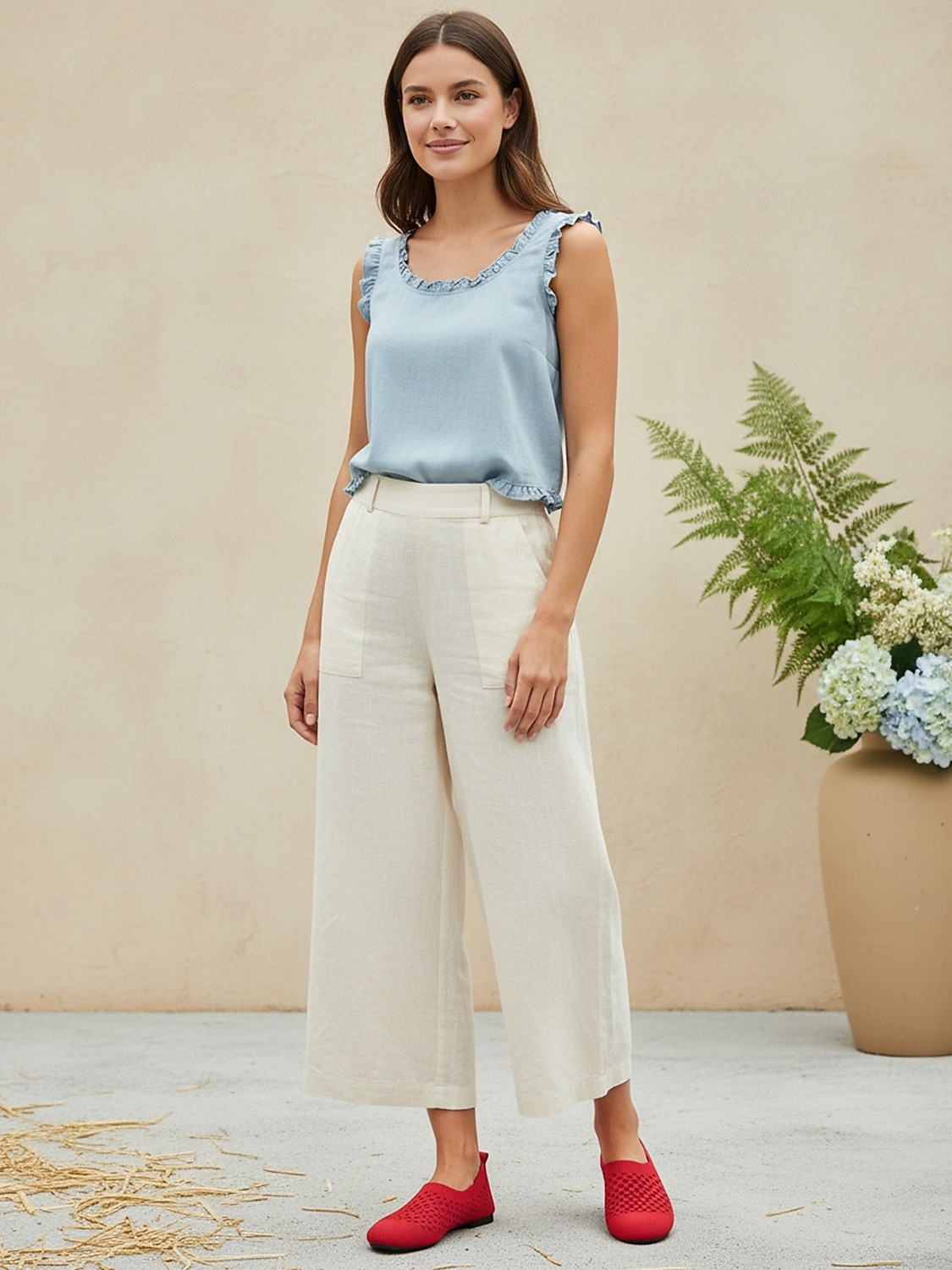 scarpe slip-on da donna in Flyknit traforato azzurro cielo – design traspirante e leggero per passeggiate quotidiane, lavoro, shopping, viaggi e comfort casual del 2026 a $26.99 –P7