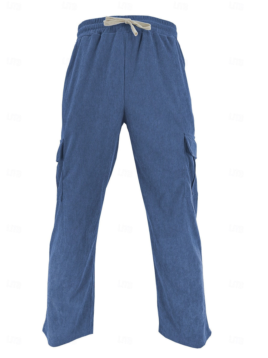 Homme Pantalons Pantalon en velours côtelé Pantalons Amples Pantalon décontracté Taille Élastique Jambe Droite Couleur Unie Confort Évacuation de l'Humidité Longueur complète Occasionnel Quotidien de 2026 ? $25.99 –P2