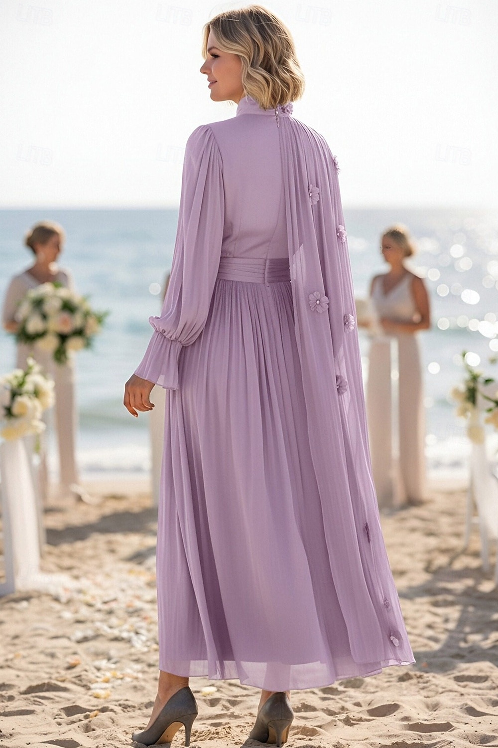 cape dresses for weddings Rio ensuring both comfort and sophistication on your special day. A-Line Floor Length Formal Dresses