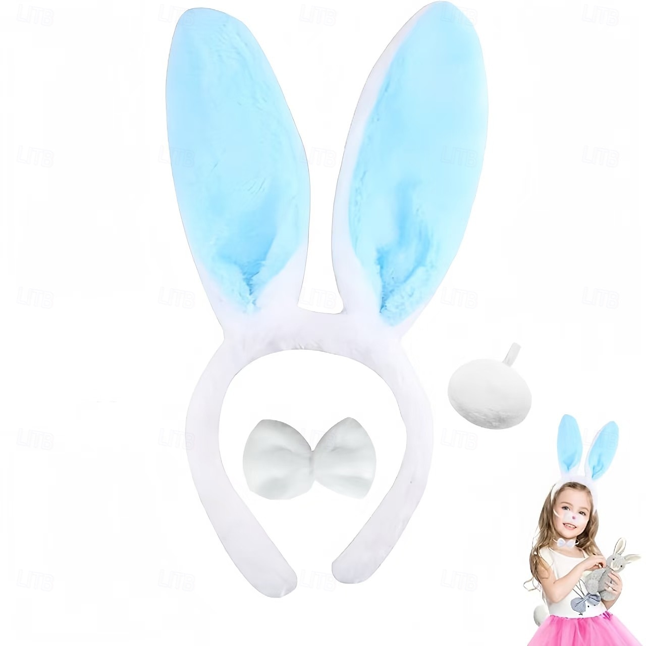 Kopfschmuck Tier Kaninchen Osterhase Lustig Kinder Mädchen Maskerade Ostern Karneval Party Verkleiden 2026 - $7.99 –P8