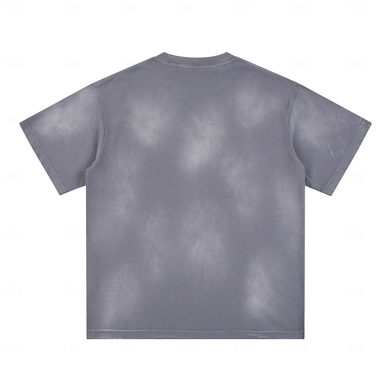 Men's T Shirt 100% Cotton Acid Wash Shirt Tee Top Short Sleeves Crew Neck Summer Spring Plain Fashion Designer Basic Garment Dyed Plain Vacation Street Going out Blue Black Pink Top Tee for Men 2026 - $32.99 –P9