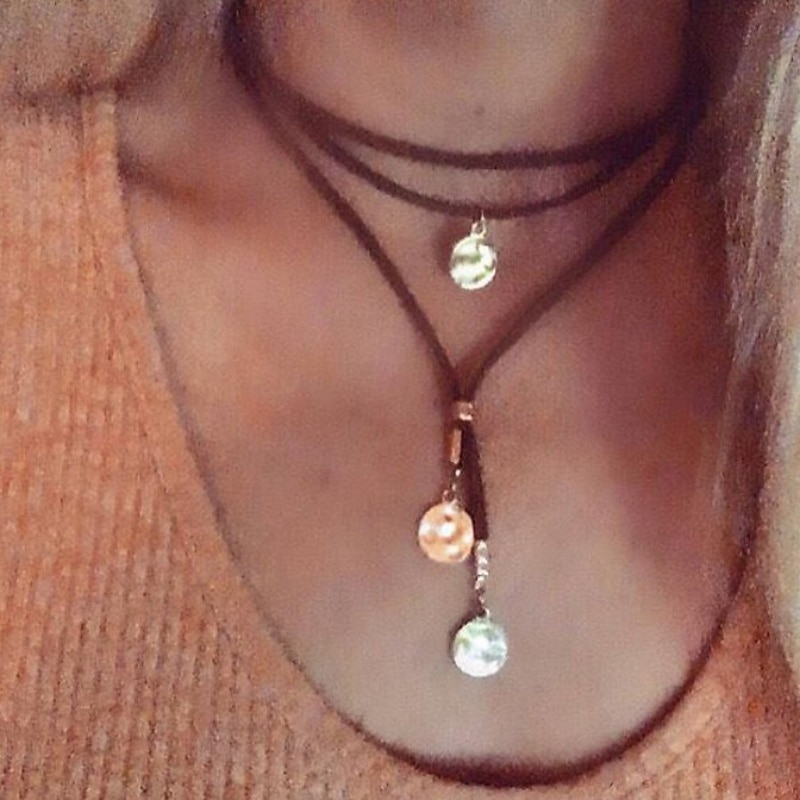 1 Stück Choker-Halskette Halskette For Damen Täglich Straße Geschenk Legierung Patchwork 2026 - $11.49 –P3