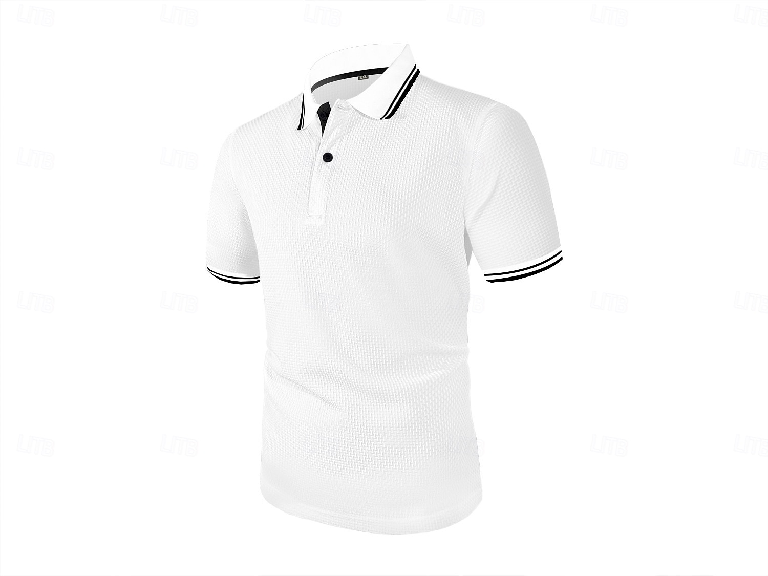 Ανδρικά Πόλο Πόλο με στάμπα Ice Silk Seersucker Causal Επιχείρηση Ριμπ γιακά πόλο Κοντομάνικο Μοντέρνα Βασικό Συμπαγές Χρώμα Κουμπιά Καλοκαίρι Άνοιξη & Χειμώνας Κανονικό 2026 - $20.99 –P3