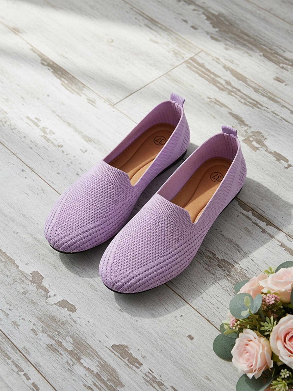 Chaussures à enfiler violettes en maille douce pour femmes – minimalistes, respirantes et légères, idéales pour le bureau, les trajets quotidiens, les voyages et le quotidien. de 2026 ? $18.99 –P3