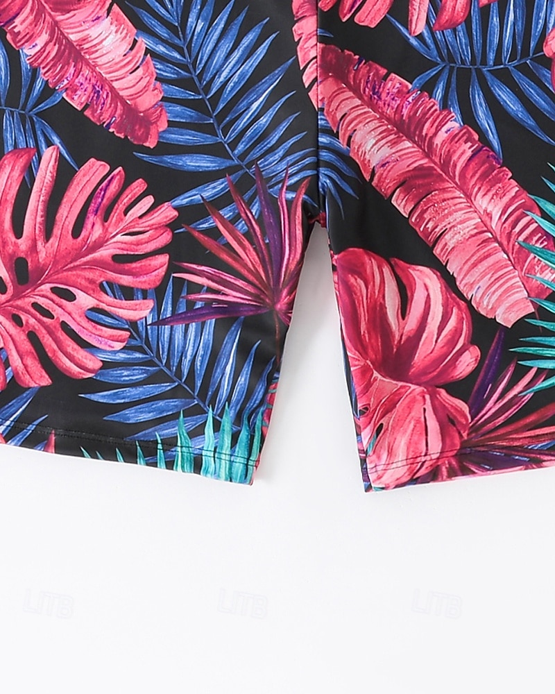 Γυναικεία Πρότυπο Προστατευτικά Σουίτες μπάνιου για μεγάλα μεγέθη Τανκίνι και μπικίνι για σέρφινγκ Τροπικό Προστασία UV Ελαστικό Μακρυμάνικο Μαγιό Μπολύζες Σέρφινγκ Καταδύσεις Κολύμβηση Καλοκαίρι 2026 - $30.99 –P13