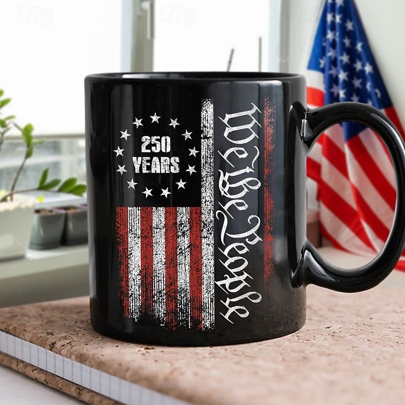 United States 250th Anniversary Mug Patriotic Gift, Semiquincentennial Ceramic Coffee Mug, 1776-2026, Independence Day 4th of July Gift for Men Women, Microwave & Dishwasher Safe 2026 - $16.99 –P3
