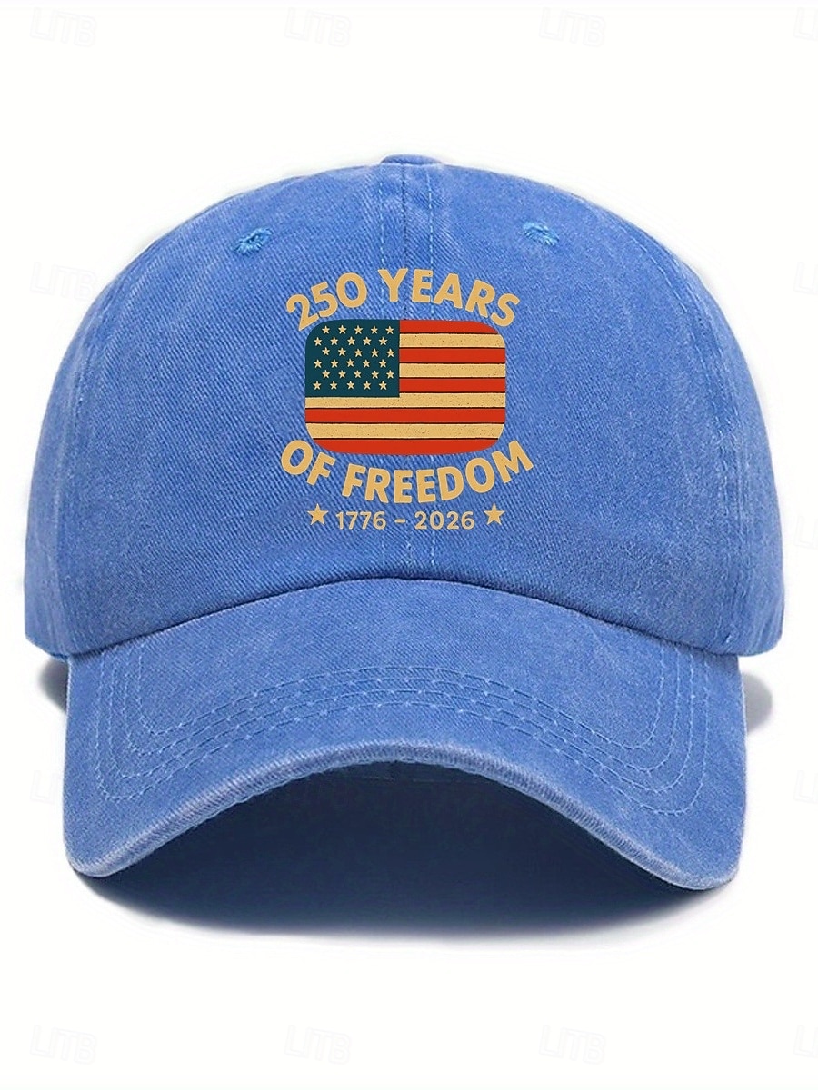 Mujer Sombrero Sombrero del 250 aniversario de Estados Unidos Gorra de Béisbol Sombrero para el sol Gorra gráfica Protección Solar Resistente al Viento Transpirable Diario Exterior Fin de semana 2026 - $8.49 –P6