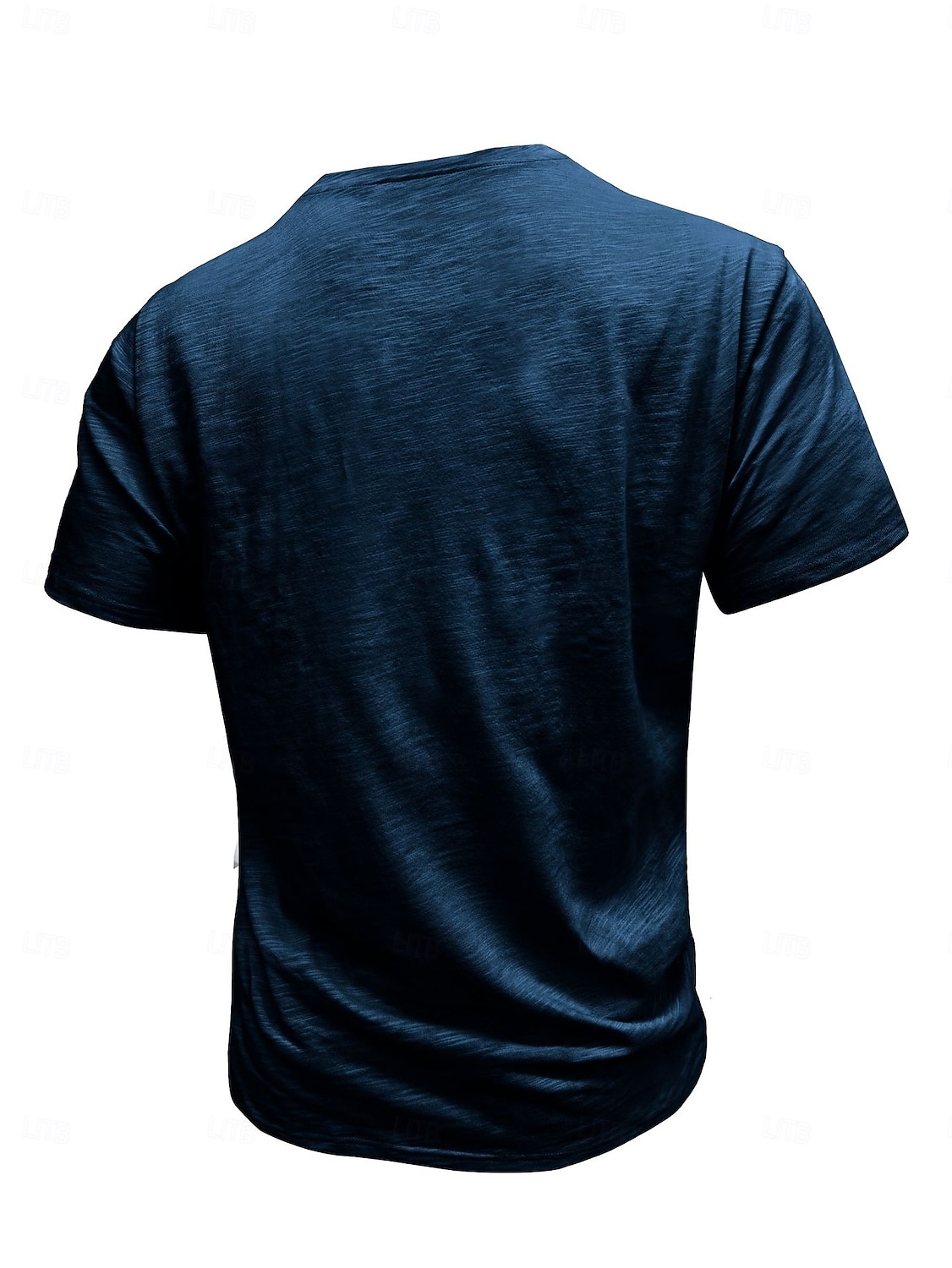 Herre T-skjorte 100 % bomulls-T-skjorte Kort Erme V-hals Sommer Vår & Vinter عادي Pit Strip Mote Designer Grunnleggende Grunnleggende Myk Avslappet Feriereise Gate Svart Stein Grønn Topp T-skjorte 2026 - $20.99 –P6