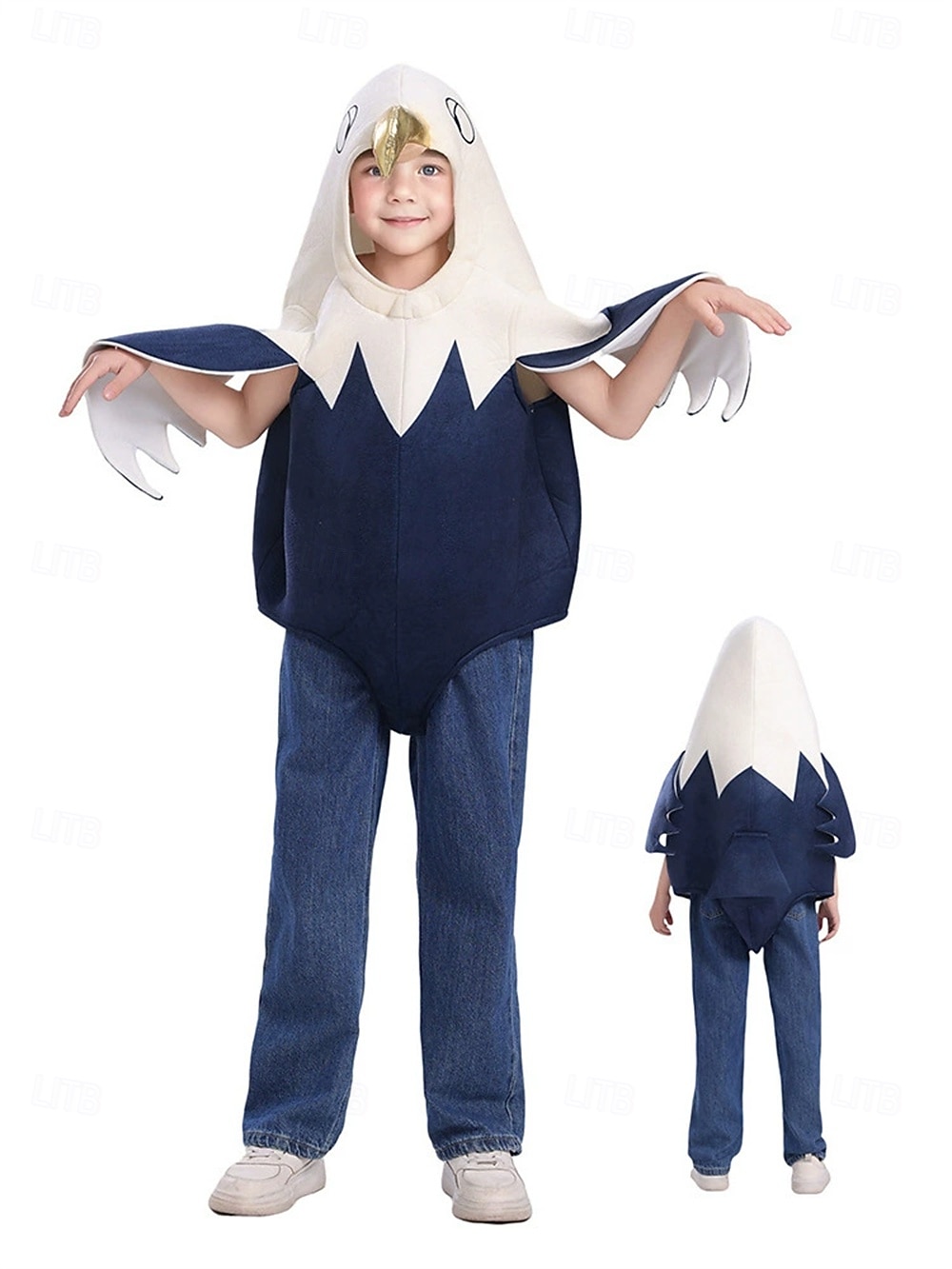 250e anniversaire des États-Unis Costume élégant Eagle Nouveauté Drôle Patriotique Enfant Unisexe Jour de l'Indépendance / 4 Juillet 4 Juillet Soirée Parade Se déguiser de 2026 ? $41.99 –P1