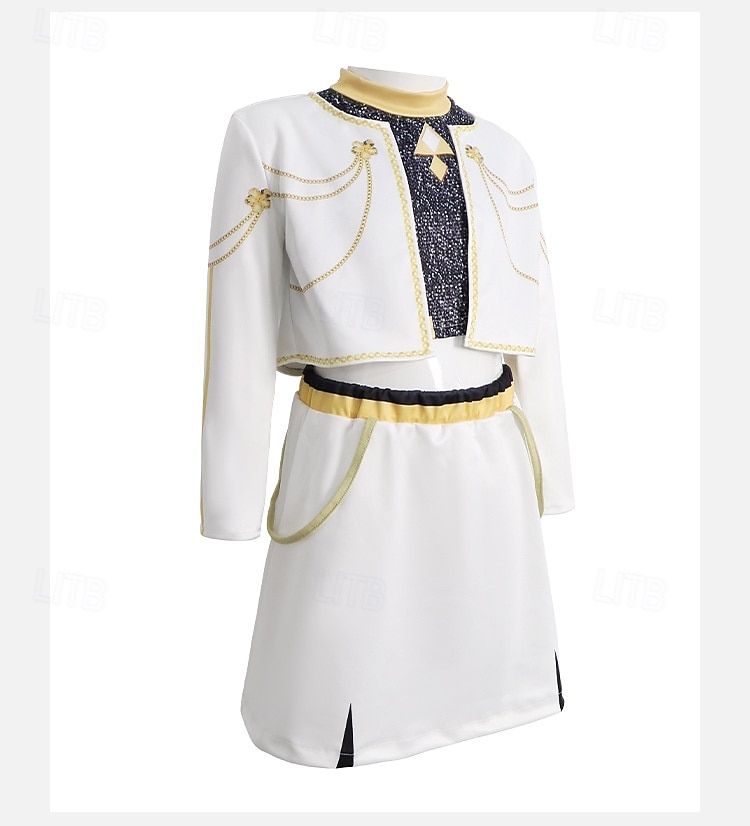 مستوحى من الكيبوب مستوحى من المعبود الكوري نجم البوب كوستيوم أزياء فنتازيا المعبود الافتراضي for للفتيات أطفال عيد الرعب مهرجان أداء كوميك كون معرض الأنمي 2026 - $27.99 –P3