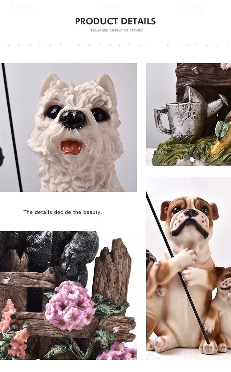 1 Pc Outdoor Solar Waterproof Dog Figurine Light, Garden Yard Lawn Pathway Decor, Resin Puppy Solar Garden Light, Landscape Accent Lighting for Farm, Patio, Outdoor Decorative Lights 2026 - $30.99 –P7