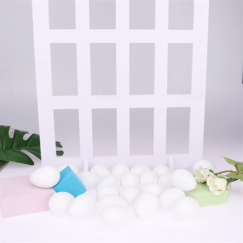 Набор из 160 пасхальных подвесных яиц, белые пластиковые пасхальные украшения, пасхальные поделки своими руками, пасхальные украшения, набор расписных яиц, пасхальная тематика. 2026 - $36.99 –P7