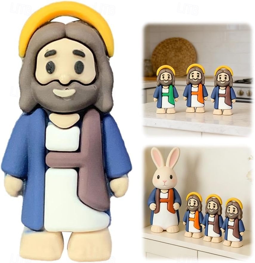 50 kpl pieniä Jeesus-hahmoja, mini-Jeesus-hahmoja irtotavarana pääsiäismunien täyttämiseen, vauva-Jeesus-hahmo, miniatyyrihahmot, pääsiäisjeesus piilosta leikkimiseen, uskonnolliset juhlalahjat 2026 - $20.99 –P5