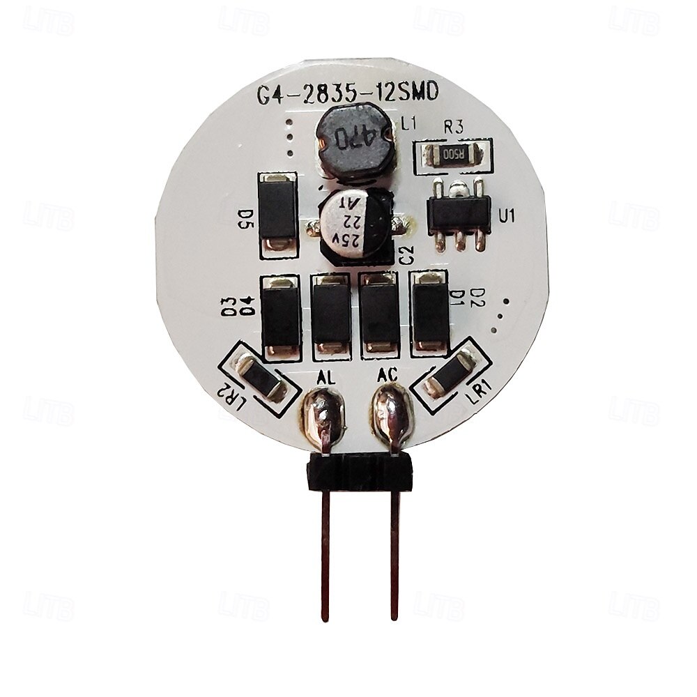 مصباح LED G4، مزود بوظيفة حماية من التداخل الكهرومغناطيسي، أبيض/أبيض دافئ، ثنائي الأطراف، قرص LED، طرف جانبي JC، جهد منخفض 12-24 فولت تيار متردد/مستمر، مؤشر تجسيد اللون 85، 350 لومن، 10 قطع 2026 - $35.99 –P4