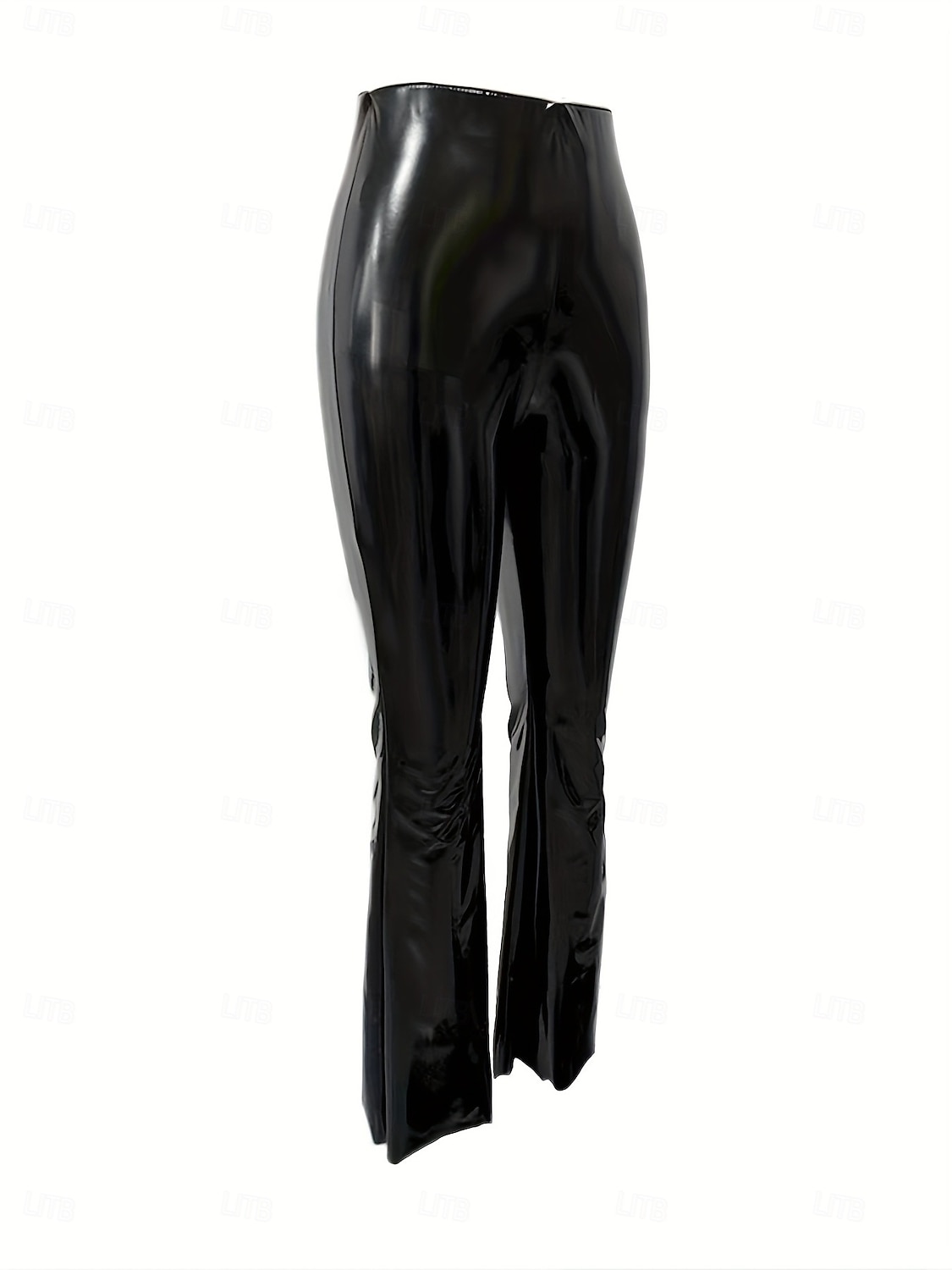 Pants Bell Bottoms Pants Flared Trousers Glossy Finish Women's High Waisted Wet Look Patent Leather Look Solid Color Costume for Casual Club Dance Recital Carnival Adults' 2026 - $35.99 –P1