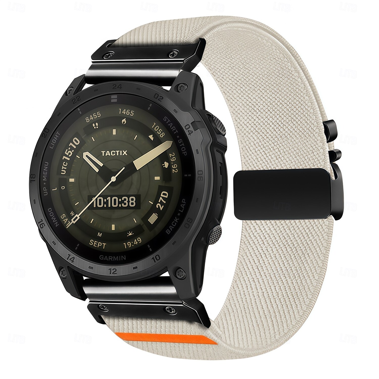 Cinturino per orologio  per Garmin Fenix 8 43mm Fenix 8 47mm Fenix 8 51mm Fenix 7 Pro Fenix 7S Pro Tessuto Sostituzione Cinghia Rilascio rapido Vestibilità rapida Regolabili Cinturino Sportivo Polsino del 2026 a $14.99 –P5