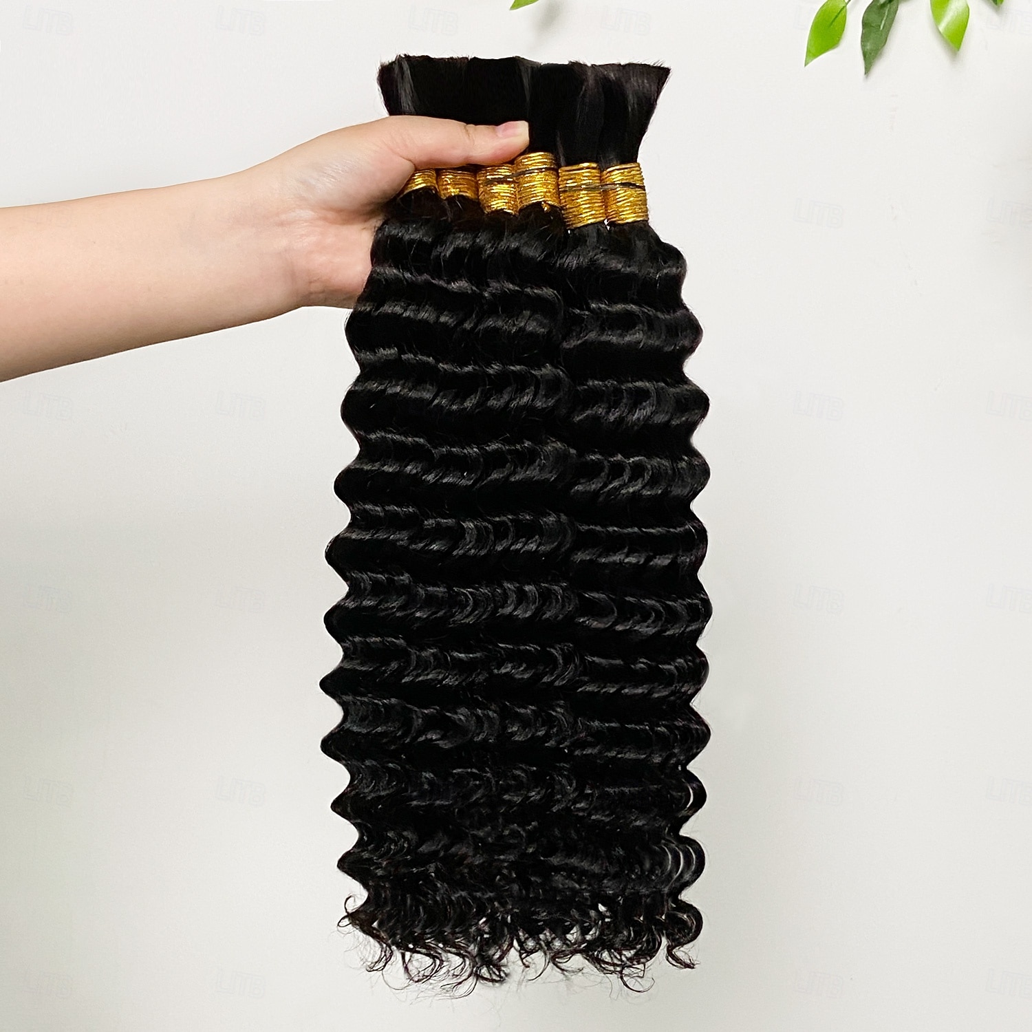 Cabelo humano brasileiro a granel, ondulado profundo, em mechas de 12 a 28 polegadas. de 2026 por $87.99 –P6