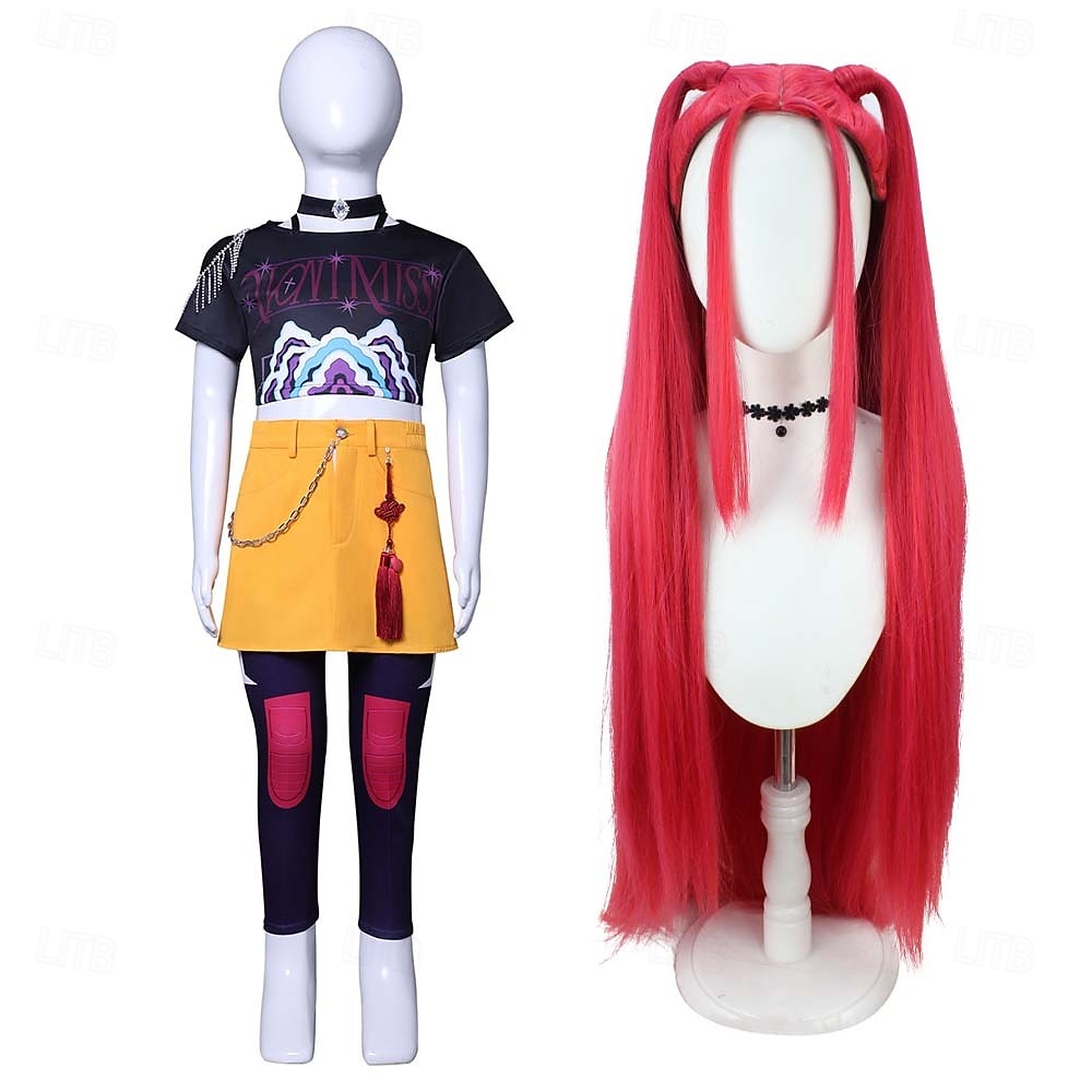 Kpop Inspired Korean Idol Inspired Pop Star Cosplay Costume Cosplay Wigs Cosplay Costume for Girls' Kid's Halloween Children's Day Masquerade 2026 - $46.99 –P3