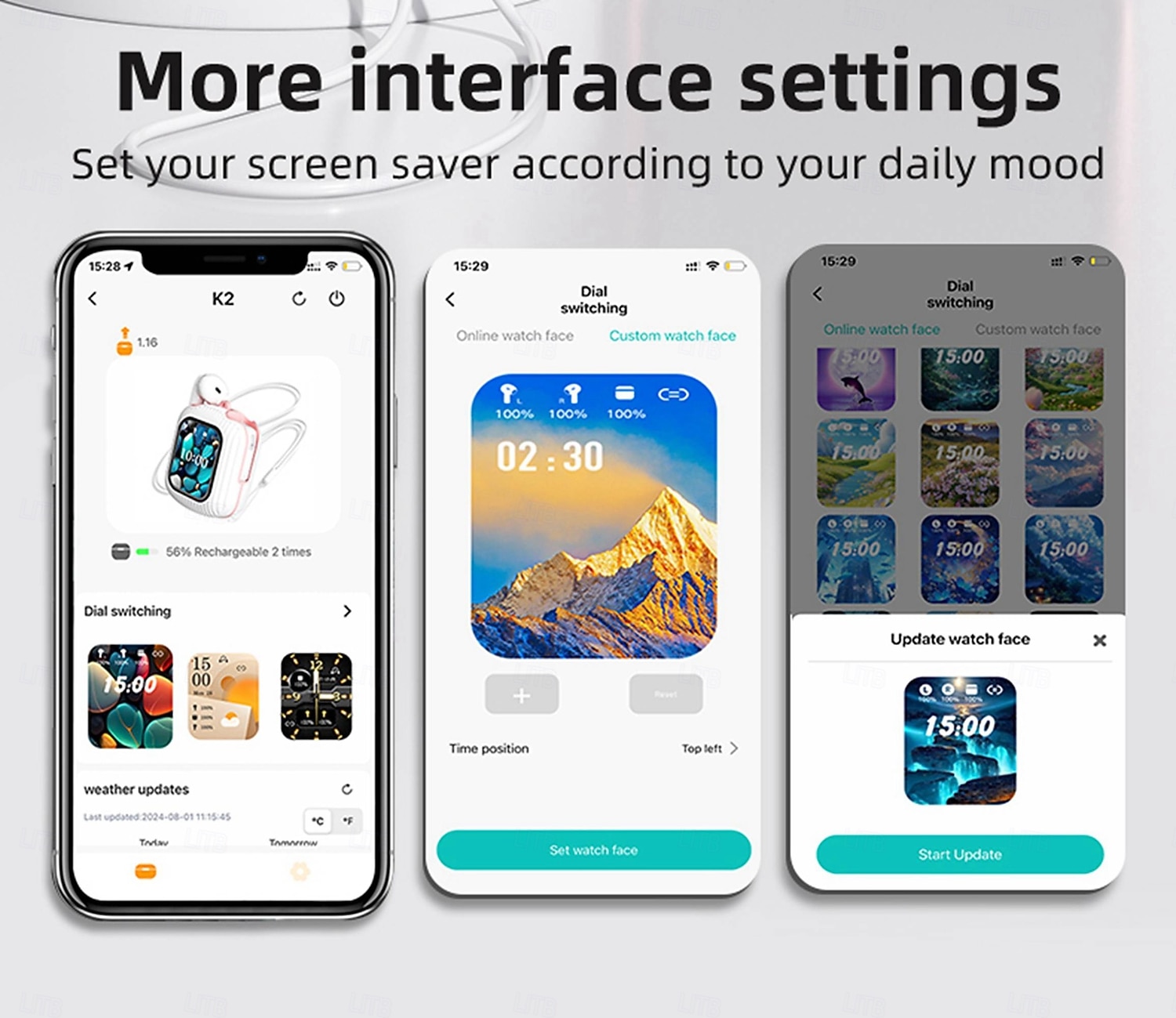 K8 Auricolari True Wireless TWS In-ear Bluetooth 5.3 Cancellazione del rumore Stereo Con la scatola di ricarica per Apple Samsung Huawei Xiaomi MI Allenamento in Palestra Uso Quotidiano All'aperto del 2026 a $67.99 –P15
