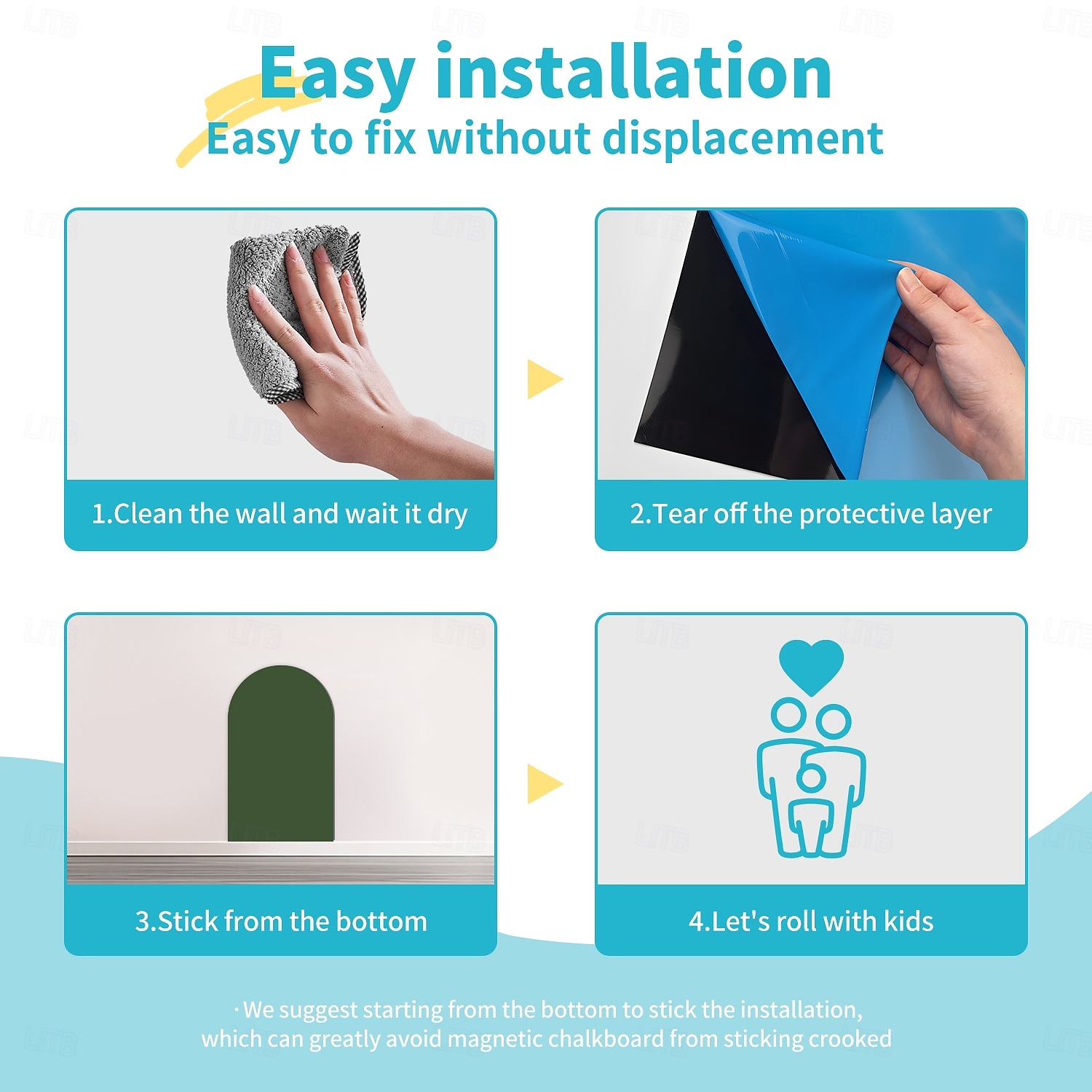 Геометрический Стикеры на стену Кабинет / Детская комната и детский сад, Съемная / Предварительно вставить Винил Украшение дома Наклейка на стену 1шт 2026 - $28.99 –P15