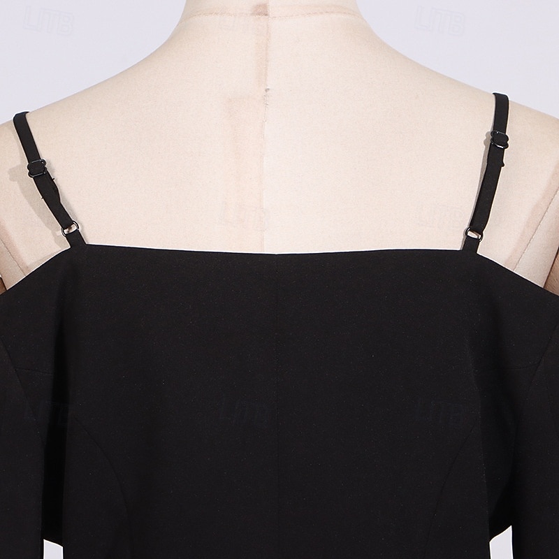 Two Piece A-Line Ankle Length Wedding Guest Dress Wedding Guest Dresses Elegant Daily Long Sleeve Spaghetti Strap Garden Party Wedding Guest with Strappy 2026 - $126.99 –P11