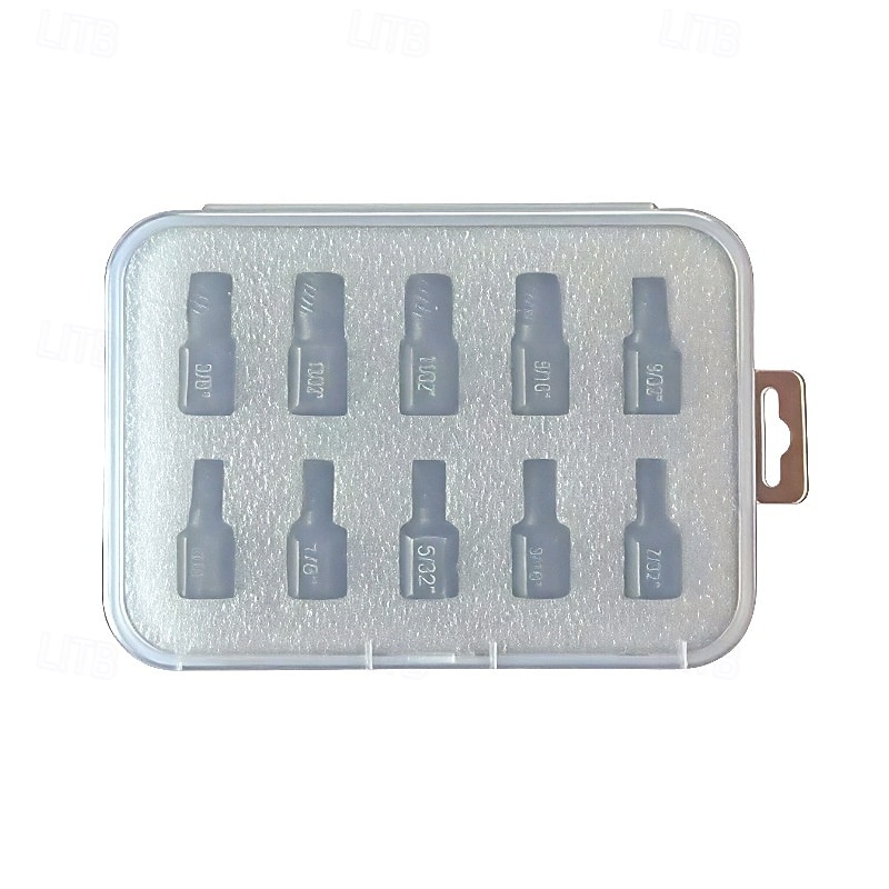 10dílná sada vytahovačů závitů pro vysoké zatížení – snadno odstraňují poškozené, stržené nebo zlomené šrouby, šestihranné šrouby &spojovací prvky, vysoce pevná konstrukce pro dlouhou životnost 2026 - $17.99 –P15