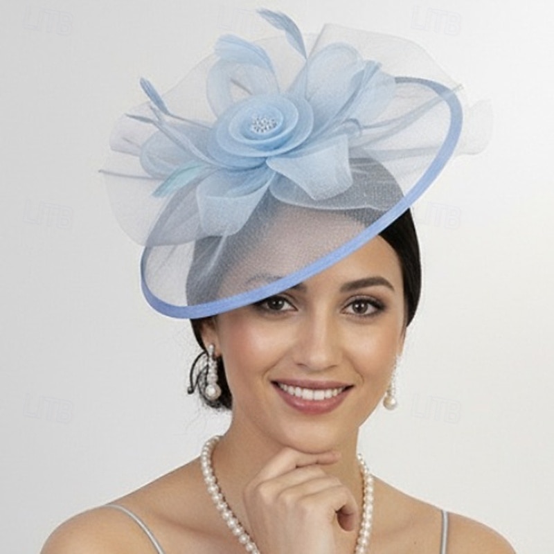 Cappello Fascinator affascinante Gentildonna Costume Per donna Mascherata Ascot Festival delle corse di cavalli Adulti Copricapo del 2026 a $48.99 –P7
