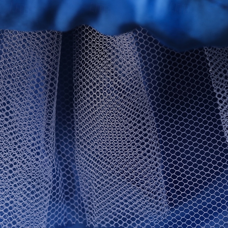 Blumenmädchenkleid Mädchen Formelle Kleidung Hochzeitskleidung Party Hochzeit Formell Mode Prinzessin Schön Kleid für die Erstkommunion Netz Einfarbig Ärmellos Rundhalsausschnitt Blau Weiß Ab 4 Jahren 2026 - $36.99 –P14