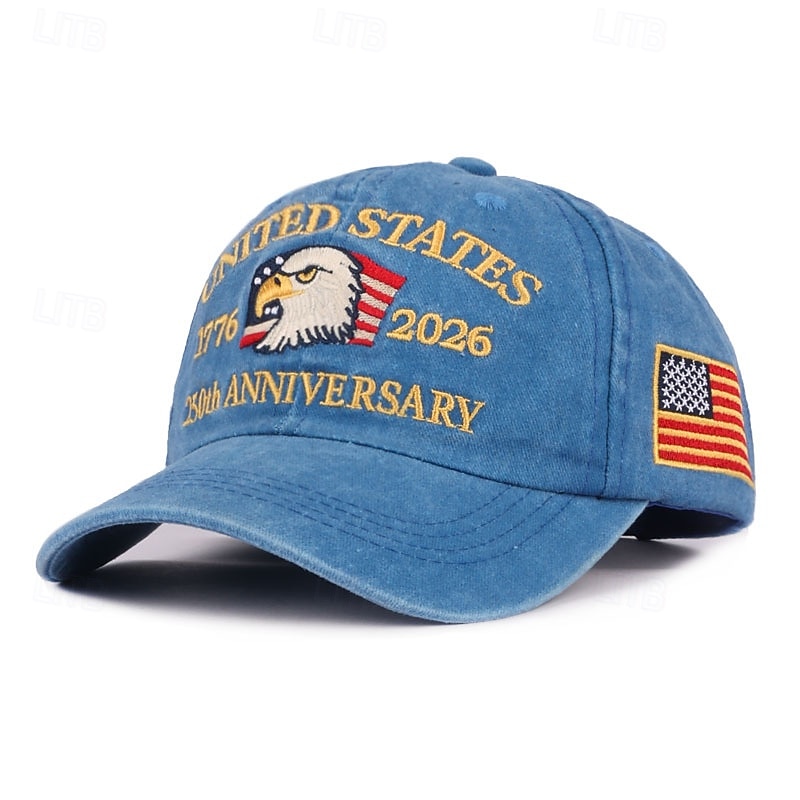Gorra de Béisbol Águila Bandera estadounidense Retro Antiguo Herencia Patriótico 1776-2026 para Unisexo Adulto Impresión 3D  para Día de la Independencia 4 de julio Exterior Casual Diario Desfile 2026 - $20.99 –P11