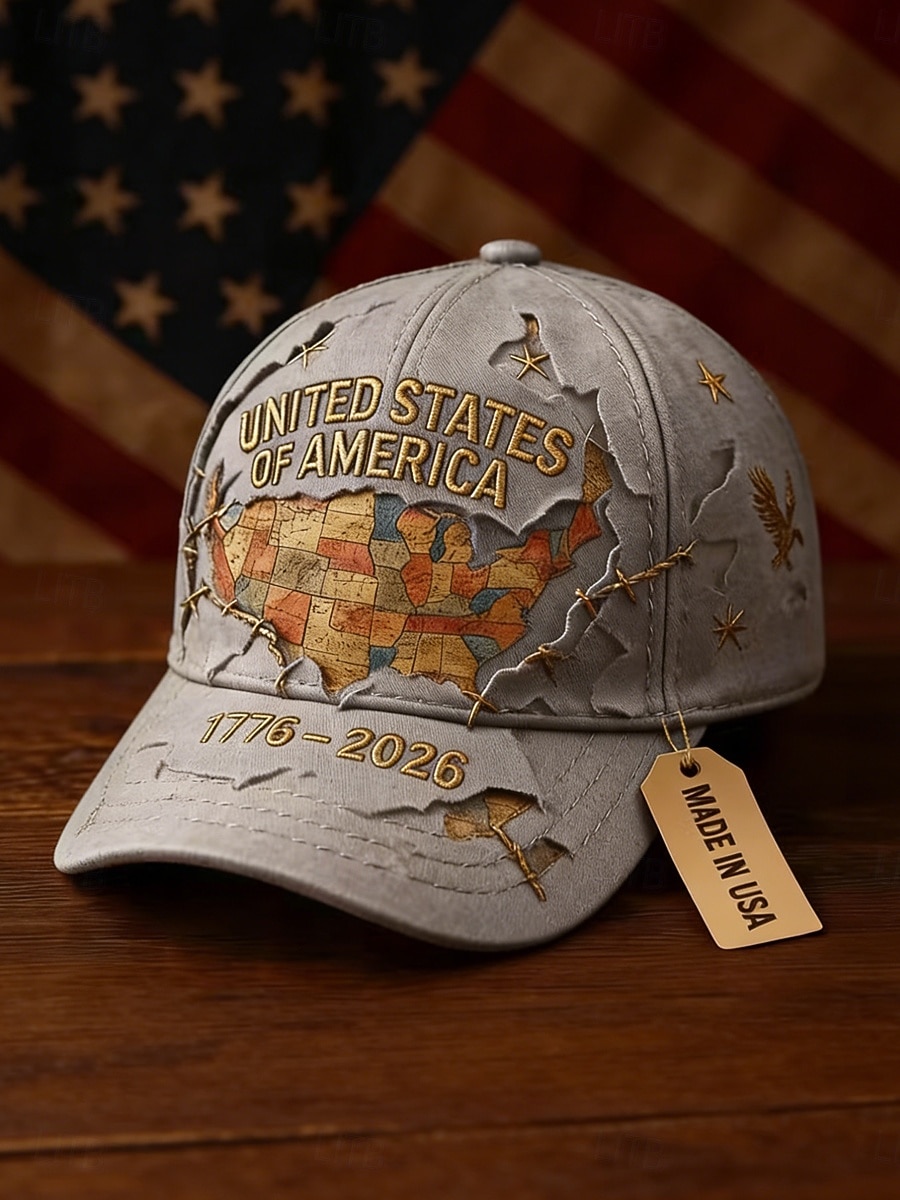 Per donna Cappello Cappello per il 250° anniversario degli Stati Uniti Cappellino da Baseball Cappello da Sole Berretto grafico Protezione Solare Antivento Traspirante Quotidiano All'aperto Weekend del 2026 a $16.49 –P4