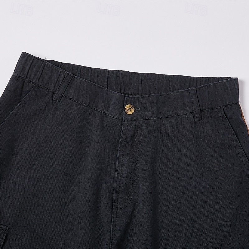 Per uomo Pantaloncini cargo Pantaloncini da esterno Pantaloncini casual Pantaloncini da Escursionismo Patchwork Multi-tasche Gamba Dritta Blocco di colori Tinta unita Indossabile Traspirante Corto del 2026 a $15.49 –P8