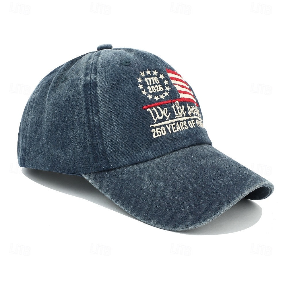Casquette de Baseball Drapeau Américain Rétro Vintage Patrimoine Patriotique 1776-2026 pour Unisexe Adulte Impression 3D  pour Jour de l'Indépendance / 4 Juillet 4 Juillet Extérieur Décontract de 2026 ? $20.99 –P13