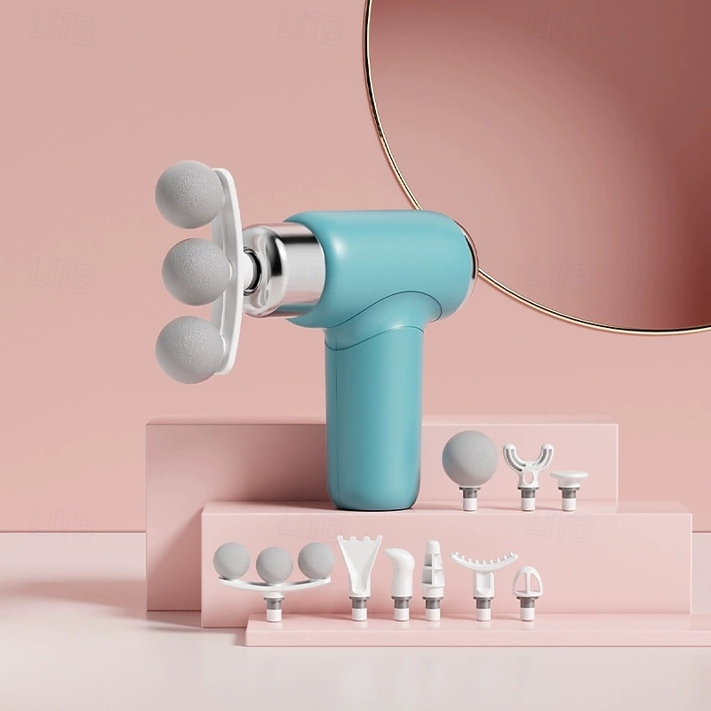 pistol de masaj portabil mini pistol fascia portabil relaxare musculară profundă pistol fascia cu viteză reglabilă pentru corp spate gât picioare 2026 - $43.99 –P3