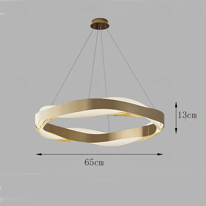 Nordic Modern Ring LED 3 Color 65/80cm Chandelier for Living Room Bedroom Dining Table Pendant Lamp Home Decor Lighting,Ceiling Pendant Light 2026 - $649.99 –P3