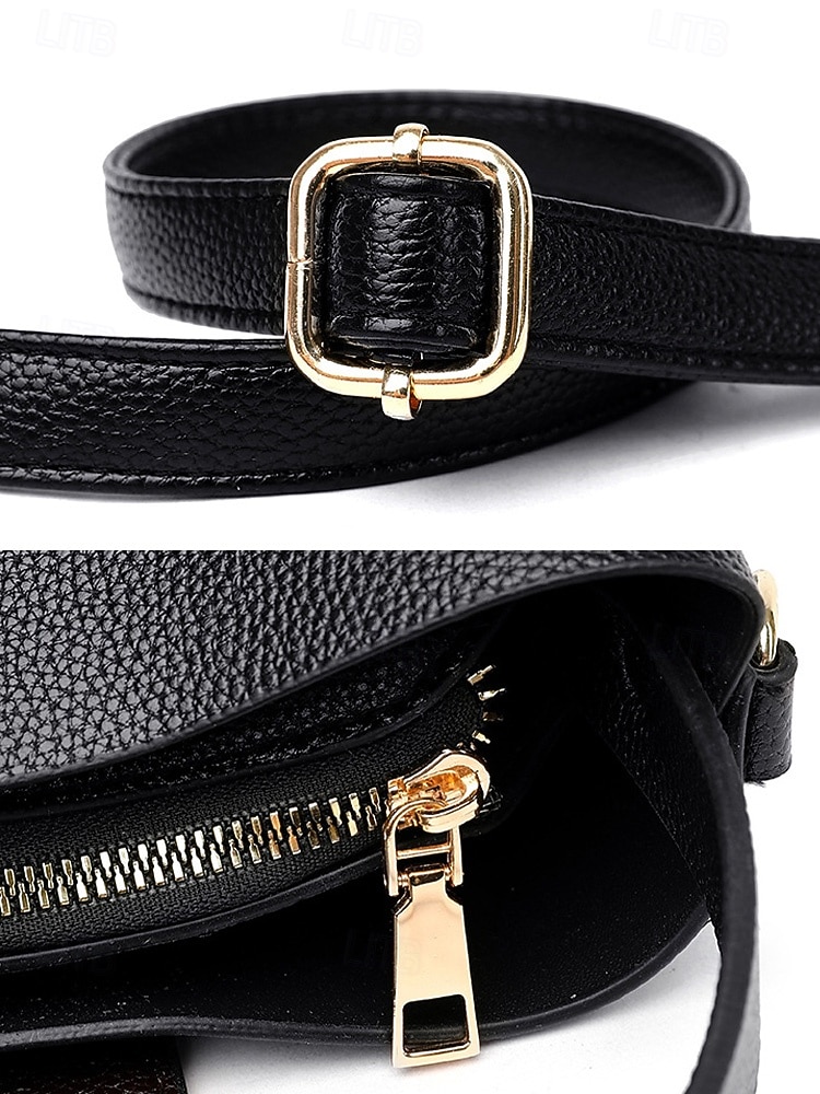 2026年 女性用フェイクレザーバケットバッグ - 多用途のショルダーバッグとクロスボディスタイル、複数の色、カジュアルからセミフォーマルまで使えるトレンディで丈夫なバッグ  コレクション – $29.99 –P14