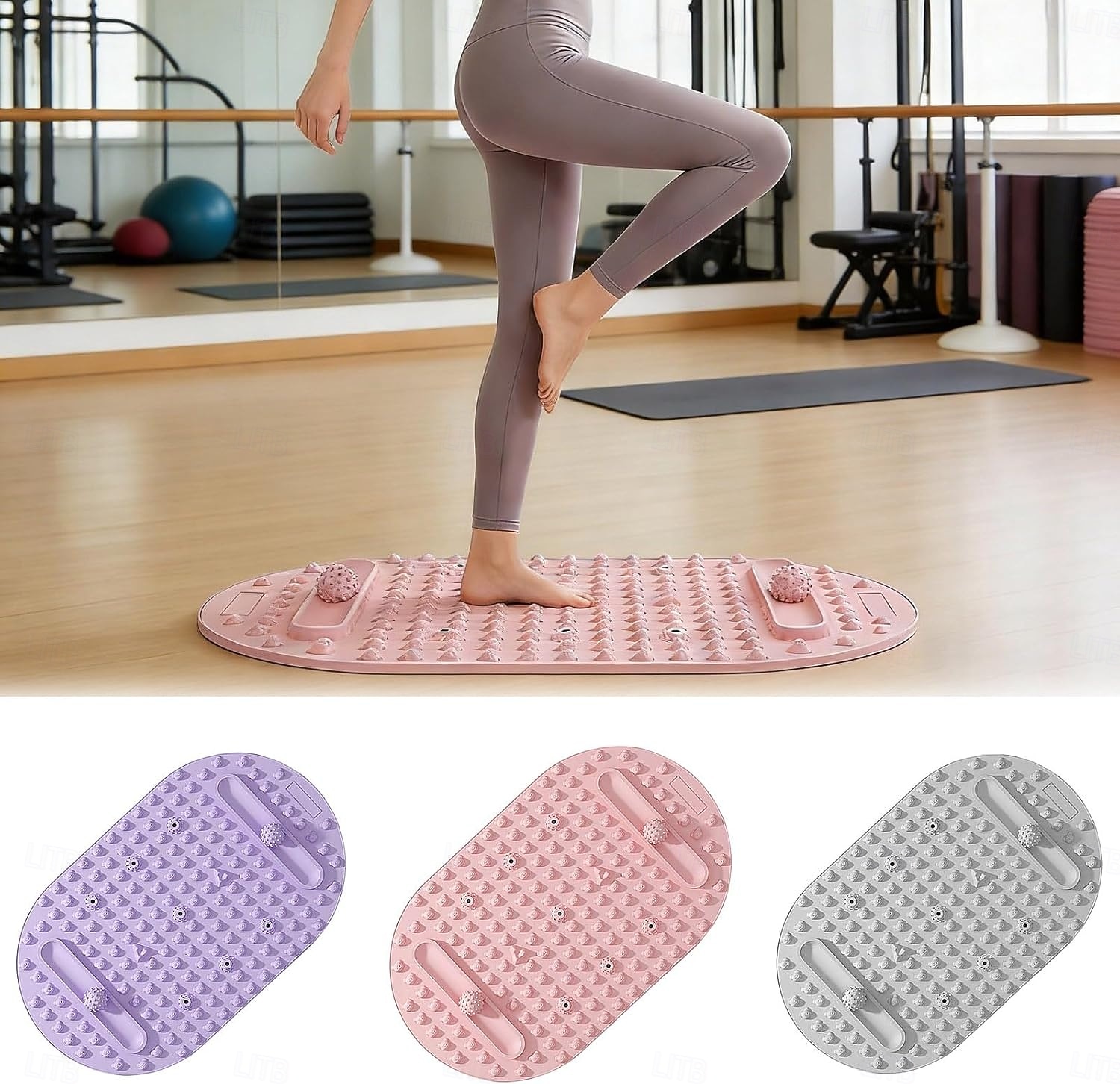 Tapis de massage des pieds en silicone, coussin de relaxation double face, planche de relaxation portable, tapis de massage anti-stress au sol, tapis de massage des pieds extra large avec points de 2026 ? $28.99 –P1