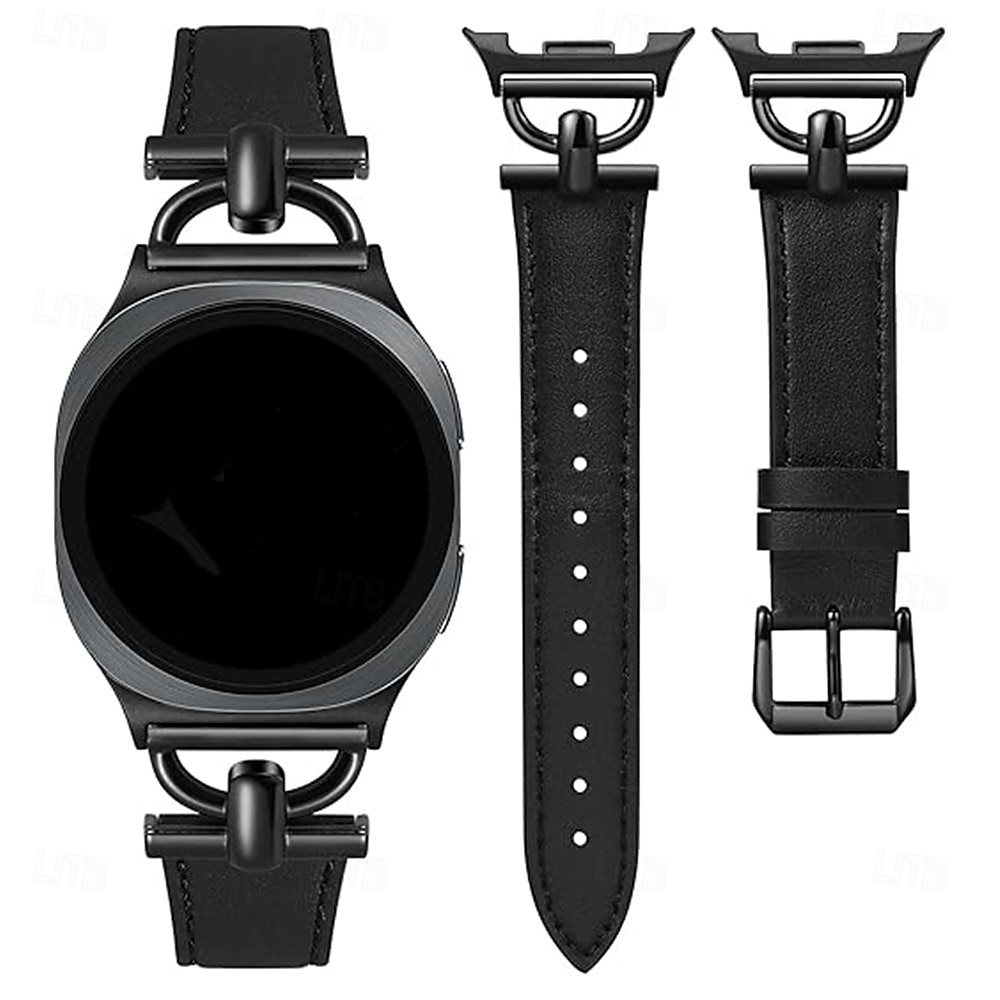 צפו בנד ל Samsung Galaxy שעון 8 40/44 מ"מ שעון 8 קלאסי 46 מ"מ Watch 6 Classic 43/47mm Watch 5 Pro 45mm Watch 4 Classic 42/46mm דמוי עור תַחֲלִיף רצועה מתכוונן רצועת ספורט אבזם מודרני קישור עור צמיד 2026 - $20.99 –P3
