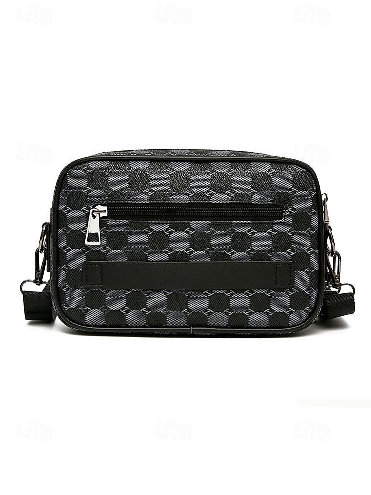 férfi műbőr crossbody táska – több színben, sokoldalú pántokkal, stílusos és tartós mindennapi viseletre, munkába és utazásra egyaránt 2026 - $14.99 –P10