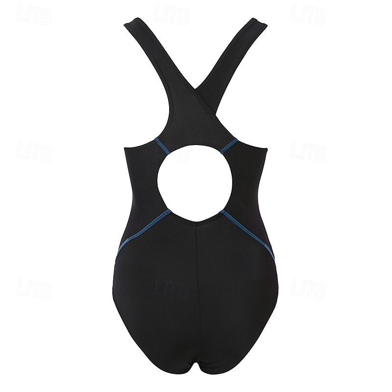 Dam Baddräkt Baddräkter One Pieces Lutning UV-skydd Elastisk Ärmlös Badkläder Baddräkt Surfing Dykning Simmning Sommar 2026 - $18.99 –P12