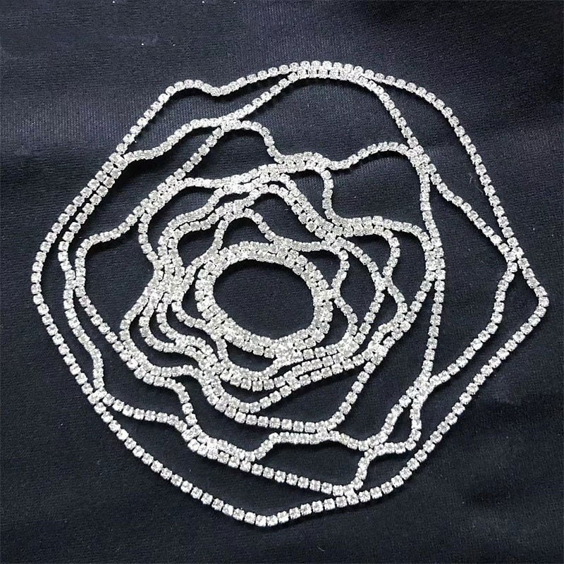 Samba Accessories Kimalteleva strassi-verkkopäähine hiuskoriste esitysasu 2026 - $12.49 –P3