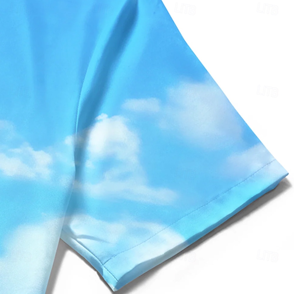 Bărbați 3D Print Pasăre Papagal Cămașă hawaiană Camașă cu nasturi Cămașă Aloha Manșon scurt Hawaiană Casual Vacanță Vară Primăvară Răsfrânt Imprimare 3D cămăși cu guler Un buzunar frontal Albastru 2026 - $25.99 –P5