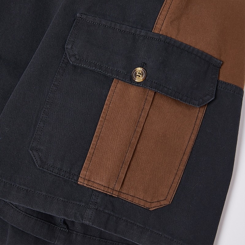 Per uomo Pantaloncini cargo Pantaloncini da esterno Pantaloncini casual Pantaloncini da Escursionismo Patchwork Multi-tasche Gamba Dritta Blocco di colori Tinta unita Indossabile Traspirante Corto del 2026 a $15.49 –P10