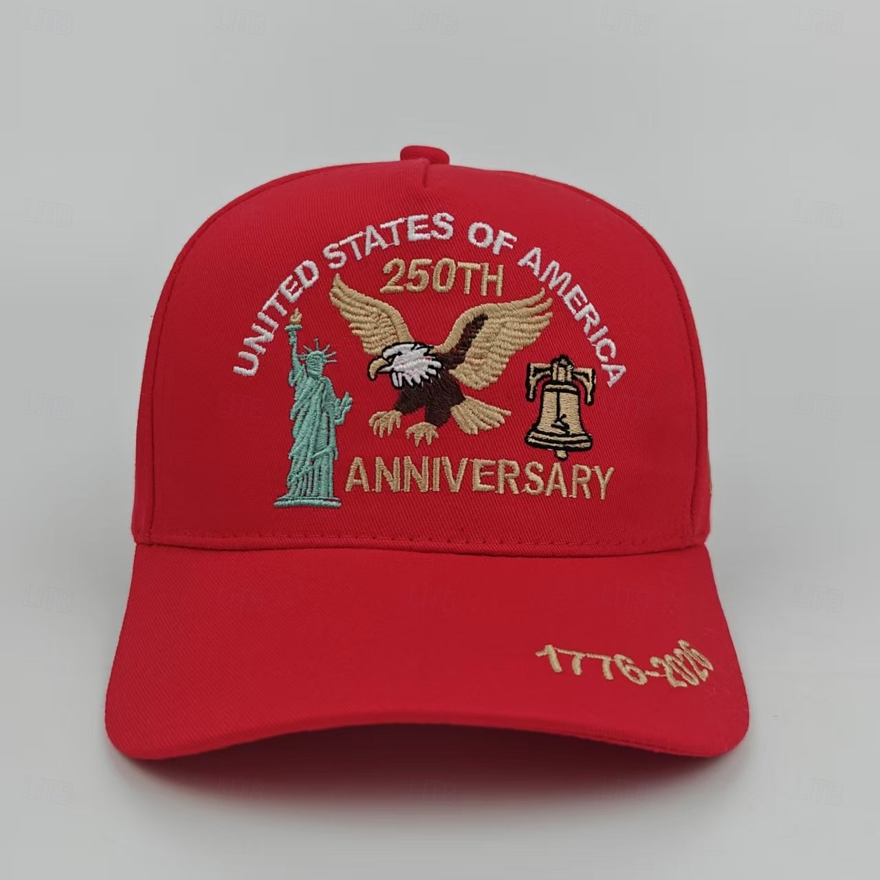 Casquette brodée commémorative du 250e anniversaire des États-Unis (1776-2026), aigle et statue de la Liberté &cloche, casquette de baseball patriotique avec écusson drapeau américain, commémoration de 2026 ? $21.99 –P4