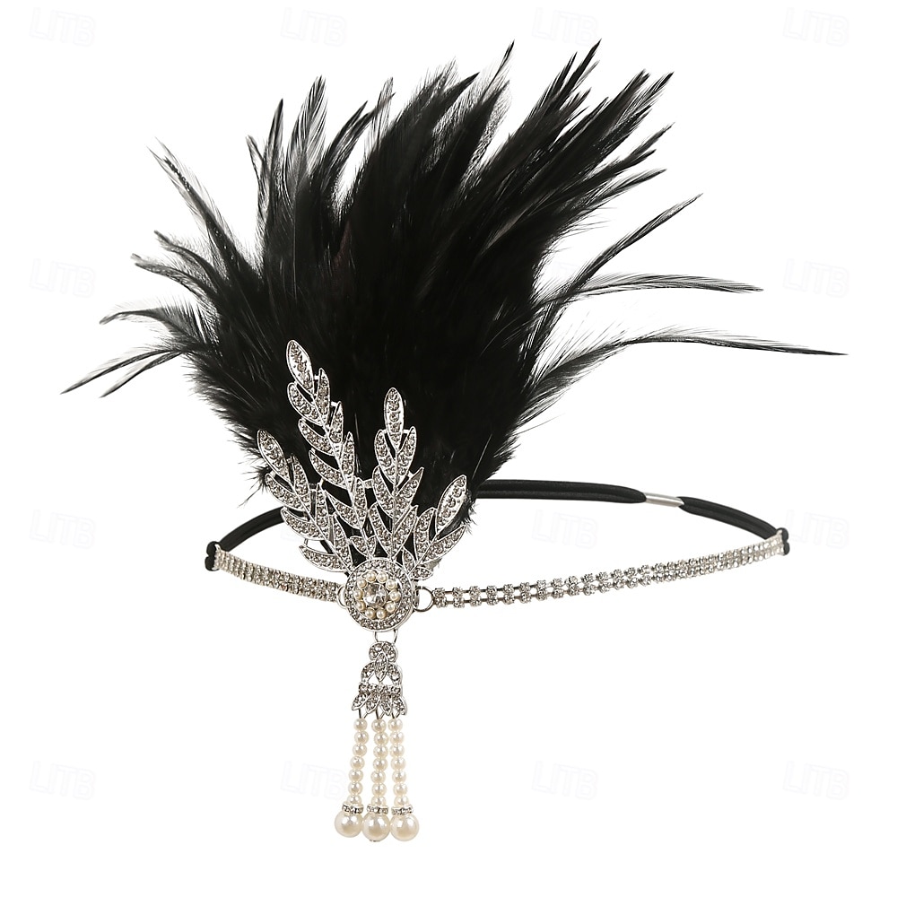 Vintage Fascia Flapper Il grande Gatsby Foglia Costume Per donna Carnevale San Valentino Mascherata Balli di fine anno Carnevale Club Adulti Copricapo Primavera del 2026 a $20.99 –P13