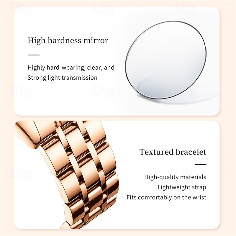 Cadeau de la fête des mères OLEVS montre-bracelet pour femmes calendrier lumineux décontracté montre en acier inoxydable de 2026 ? $41.99 –P4