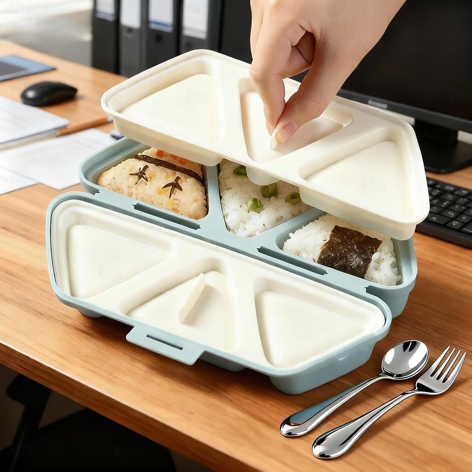 Κιτ παρασκευής σούσι 6 σε 1 για καλούπι onigiri, αντικολλητικές μπάλες ρυζιού για την παρασκευή φυκιών &Μπάλες ρυζιού με κόλιανδρο, ιδανικές για μαγείρεμα στο σπίτι - εργαλεία παρασκευής σούσι 2026 - $9.99 –P6